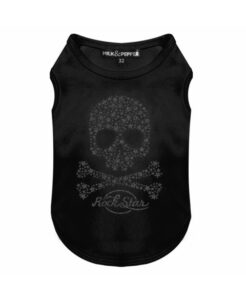 Dogshop - Milk & Pepper T-Shirt tête de mort Jimi pour chien